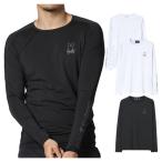 サイコバニー ゴルフ インナー メンズ 長袖 シャツ Tシャツ クルーネック UVカット ゴルフウェア 無地 ロゴ 秋 冬 ブランド GF738 PSYCHO BUNNY