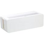 イノマタ テーブルタップボックス L 37cmまでのタップに対応 ホワイト