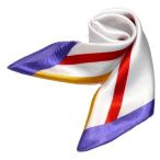 かわいいシルク調スカーフ　中判 60cm正方形スカーフリボン　事務服 企業制服スカーフ 　手首に、デニムに、バッグに、無限に使える人気柄スカーフ激安