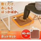 ホットカーペット ホットマット 足元 暖房 電気マット ペット用 HCM-40S-T 40×40cm ブラウン アイリスオーヤマ