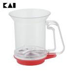 粉ふるい 粉ふるい器 お菓子作り 手作り KHS 洗える粉ふるい 受け皿付 貝印 000DL6261