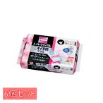 トイレクイックル 詰め替え ニオイ予防プラス ローズ つめかえ 16枚入 トイレ用 お掃除シート まとめ買い 16枚 6個セット 花王