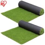 人工芝 1m ロール 幅1m 2個セット 1m×10m 芝丈30mm 防草 防草人工芝 リアル防草人工芝 防草シート不要 人工芝生 芝生 国産 アイリスオーヤマ RP-30110