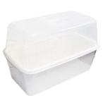 ポゼ フード付水切りセットスリム 中 ホワイト4327 アスベル