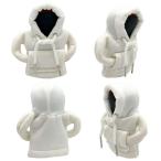 BRAiTH シフトノブカバー ギアシフトカバー ホワイト MT AT パーカー 車内アクセサリー ブレイス BM-673 トラック・カー用品