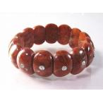 アフリカ珊瑚のブレスレットキュービ...