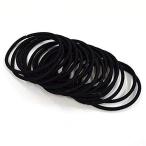 Kondolen 100本ヘアゴム リングゴム 結び目・金具なし 高弾性 セット ハンドメイド ヘアゴム リングゴム (太さ：4mm