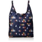 Yahoo! Yahoo!ショッピング(ヤフー ショッピング)[オーエフエス] ショッピングバッグ ネコ柄 コンパクト 1809-9005-06 コン ネイビー