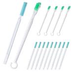 HAMILO すきまブラシ 掃除 スティック 隙間掃除 キッチン用 掃除ブラシ マイクロファイバー (15本セット)