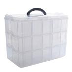 Chocople ベイブレード 収納ケース クリアケース パーツ入れ (30個収納)