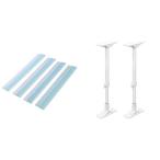 平安伸銅工業　家具転倒防止グッズセット　家具転倒防止マット120cm（30cm×4枚）　家具転倒防止突っ張り棒 ホ