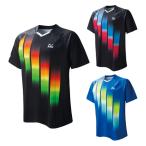 【ウェア】卓球 ユニフォーム トップス キッズ ジュニア メンズ レディース 丈(半袖)XIOM エクシオン amg0019 ルミナ シャツ XS-2XL 吸汗速乾 伸縮 男女兼用