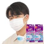 マスク フィッティ 不織布 やや 大きめ プリーツ うるおいマスク シルキータッチ 15セット × 2箱 ホワイト ウェット うるおい 乾燥 就寝 電車