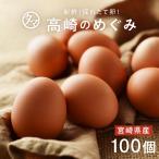 赤卵 高崎のめぐみ 100個 たまご アスタキサンチン入り 宮崎県産 都城産 新鮮 自家配合飼料 生タマゴ 玉子 産地直送 お取り寄せ エッグ 料理 送料無料