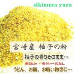 柚子パウダー 100g 国産 ゆず 粉末 宮崎 ユズ 調味料 薬味 香辛料 スパイス ハーブ 料理 送料無料