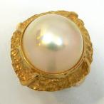マベ真珠マベパール真珠リング18金...