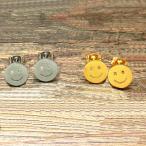 Yahoo! Yahoo!ショッピング(ヤフー ショッピング)ピアス スマイル フェイス モチーフ スマイリー ニコちゃん ニコニコ 笑顔 スタッド 合金 bkp プチプラ pti （fa）