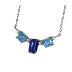 ネックレスブルートパーズ11月誕生...