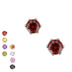 Yahoo! Yahoo!ショッピング(ヤフー ショッピング)ピアス 1粒 キュービックジルコニア セカンドピアス スタッド CZ 一粒 両耳用 シンプル 3mm プチプラ bkp pti （fa）