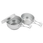 EPI(イーピーアイ) アルミ3点食器セット C-5201 シルバー