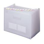 テージー ドキュメントファイル のび~る2 A4 13P クリア FD-243