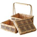  гора внизу прикладное искусство (Yamasita craft) пикник корзина . бамбук входить 2 уровень 71013820