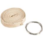  Kijima (kijima) мотоцикл мотоцикл детали muffler для теплоизоляционный материал (25X5000mm) наматывать установка тип stain тросик есть жаростойкий 300*C 209-961