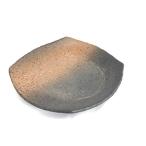  кокэдама . собственный .. орнамент .[ кокэдама контейнер ( чёрный Bizen контейнер )]