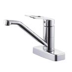 SANEI(サンエイ) シングル台付混合栓 ミニキッチン用 節水水栓 エコ水栓 泡沫 水はね防止 取付ピッチ102ｍｍ K77CEV-13