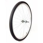 27インチ 自転車 27×1 3/8 14T 37-630 後輪リム完組 ローラー用アルミリム 1本 タイヤ チューブ 付 シティサイクル ママチャリ