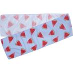 クールタオル スイカペンシル ブルー UVカット90%以上 抗菌防臭