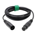 HangTon 4 булавка XLR мужской - женский XLR 4 булавка Mike магнитофон миксер наушники усилитель баланс аудио кабель (4 метров 