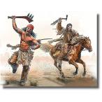 ma Starbo ks1/35 индеец война toma Hawk .. America .....2 body + лошадь пластиковая модель MB35192