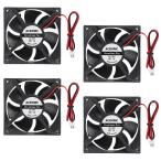 ACEIRMC 8025 охлаждающий вентилятор 4 шт 80x80x25mm DC 24V бесщеточный XH2.54 2 булавка DIY PC компьютер кейс для 