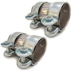 S-NET хомут глушителя универсальный выхлоп выхлоп труба зажим объединенный рукав труба коннектор из нержавеющей стали общая длина 96mm SN-290-