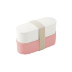  Thermos коробка для завтрака 2 уровень свежий ланч box 600ml розовый тонкий размер посудомоечная машина соответствует микроволновая печь соответствует DJT-601W P