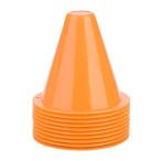 10 шт спорт цветные конусы великолепный цвет долговечность легкий compact футбол треугольник кукуруза футбол бейсбол теннис футзал мяч спорт тренировка 