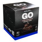 HALEO プロテインバー GO PROTEIN バイツ たんぱく質10g x 12個入 ミルクプロテイン使用 ダブルチョコレート味 食物繊維配