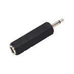 6.3mm стерео стандарт штекер ( женский ) - 3.5mm монофонический Mini штекер ( мужской ) переходник PLG-N4