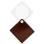 ミザールテック ルーペ 3.5倍 携帯用 ポケットルーペ 日本製 レンズ径 45mm 茶色 993301