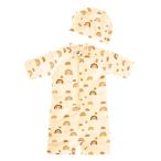 mi lachic ребенок детский купальник детский комбинезон type 90cm UV cut колпак имеется короткий рукав Kids предназначенный плавание одежда детский симпатичный бассейн море лето. 