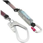 藤井電工 新規格 ハーネス用ランヤード 〔ノビロンランヤード〕 黒 THL-NV93SV-21KS-BK-R23 ツヨロン 墜落制止用器具 安全