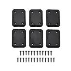 アイワ金属 「そのこで傘立てを作るパーツ」 すのこで傘立て ブラック 1組(6枚)入 AP-3009B