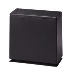 ideacoゴミ箱フタ付きブラック...