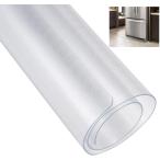 ECO PLUS  冷蔵庫 マット キズ防止 凹み防止 床保護シート 小型冷蔵庫 200L以下 XSサイズ 49×60cm 厚さ2mm 無色