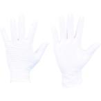 ショッピングTRUSCO TRUSCO(トラスコ) ニトリル 使い捨て 極薄 手袋 S ホワイト 白 粉付 0.1 100枚 DPM6981NS S