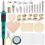 YIHUA 930-IV ウッドバーニング電熱ペン 41-in-1 温度調節可(0〜40℃) ウッドバーニングへの加工をはじめ 革製品 カービン