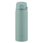 ショッピングシームレス 象印 水筒 480ml 洗いやすく進化 食洗機対応 シームレスせん 洗う点数2点のみ 軽量&コンパクト 保冷・保温 ワンタッチマグ カームグリー