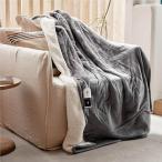 GOTCOZY 電気毛布 掛け敷き兼用 - 180×130cm フランネル電気ブランケット 6段階温度調整 10時間自動停止タイマー付 速暖 節