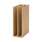 ショッピング無印 無印良品 木製収納スタンド・A5サイズ 約幅8.4x奥行17x高さ25.2cm 82603354